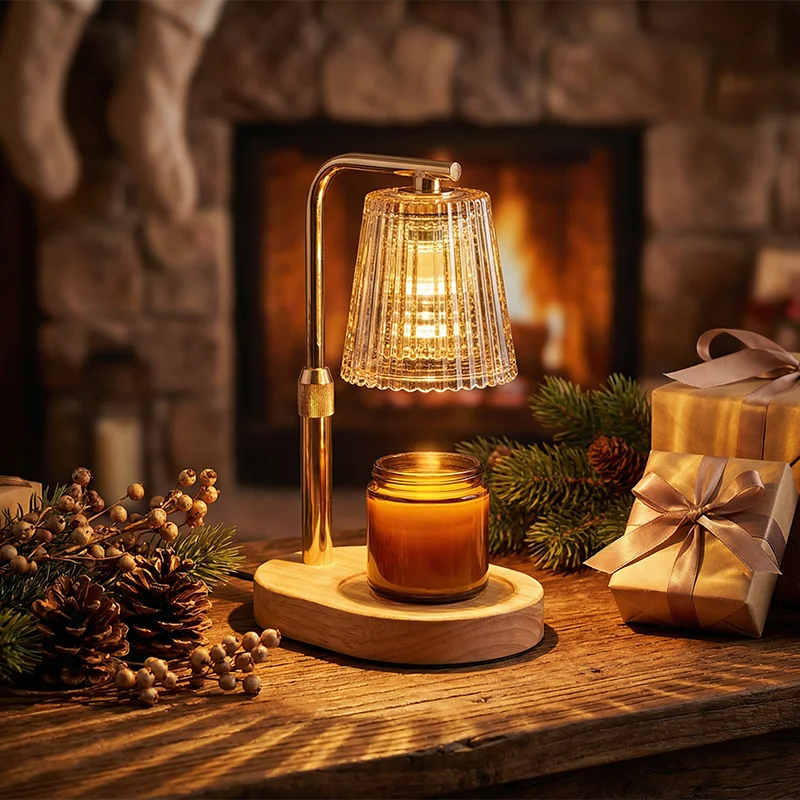 Dimmable Candle Warmer Lamp With Timer For Cozy Decor