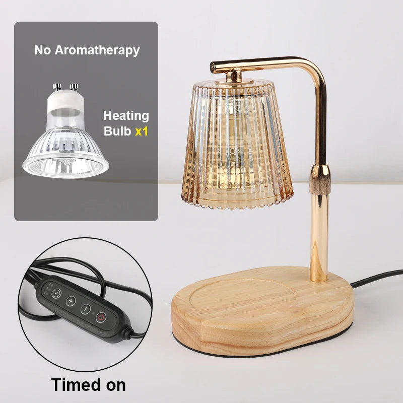 No Candle Set A Emitting Color Dimmable Candle Warmer Lamp With Timer For Cozy Decor