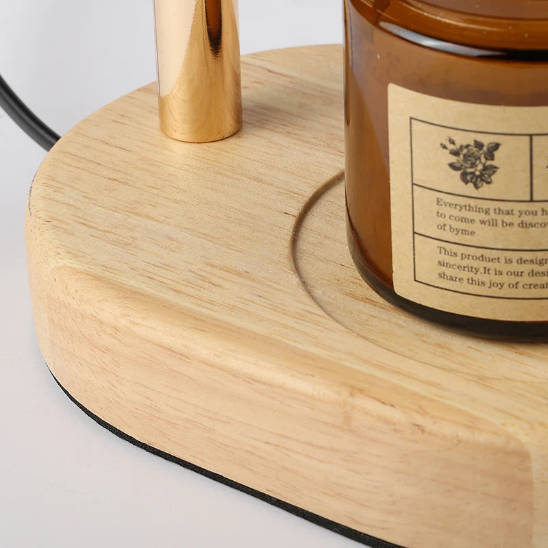 Dimmable Candle Warmer Lamp With Timer For Cozy Decor